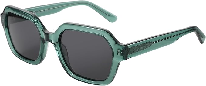 Retro Polarized Hexagon Sunglasses for Women Classic Vintage Rectangle Sun Glasses Acetate Shades UV400 Protection