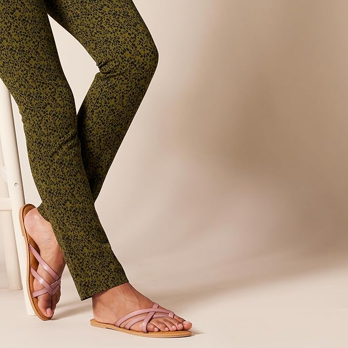 Women's Strappy Slide Flat Sandal