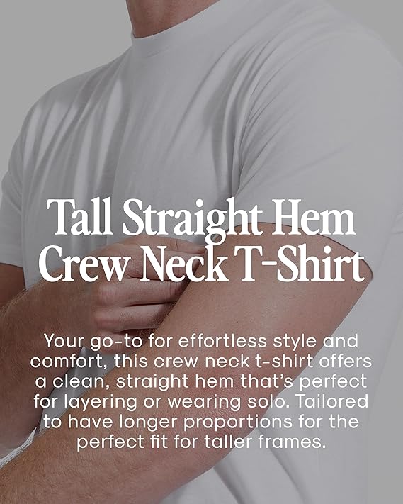 3 Pieces Mens T-Shirts - Short Sleeve Crew Neck Plain Novelty T Shirt for Men