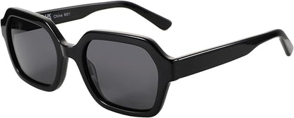 Retro Polarized Hexagon Sunglasses for Women Classic Vintage Rectangle Sun Glasses Acetate Shades UV400 Protection