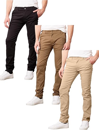 3 Pieces Mens Jeans - Stretch Jeans for Men, Ultra-Soft Premium Fabric