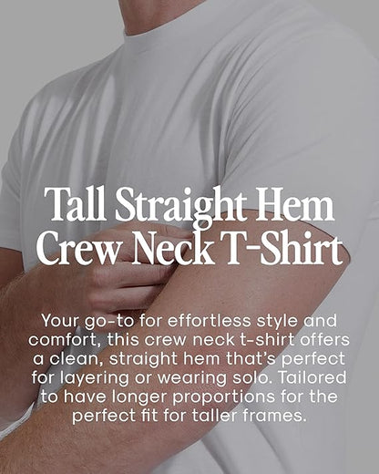 3 Pieces Mens T-Shirts - Short Sleeve Crew Neck Plain Novelty T Shirt for Men
